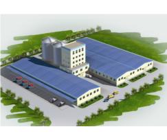 饲料厂三维效果图